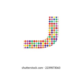J letter logo creative design vector template