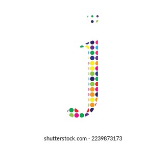 j letter logo creative design vector template