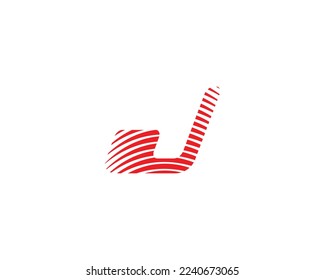 J letter logo creative design vector template