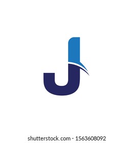 J Letter Logo. J Letter Creative Modern Business Alphabet Logo Vector.