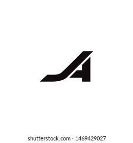 J A letter logo design
