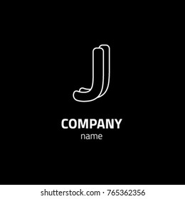 J letter logo design