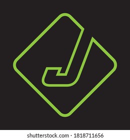 J Letter Logo Design Creative Icon Modern Letters Vector Logo