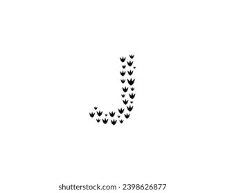 elemento de diseño de logotipo de letra J
