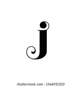 J letter logo design for fashion and beauty and spa company. J letter vector icon.