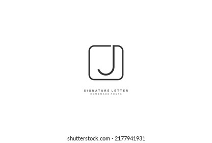 J Letter logo design inspiration. Vector alphabet template design for brand.