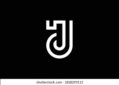 J letter logo design on luxury background. JJ monogram initials letter logo concept. J icon design. JJ elegant and Professional letter icon design on black background. J JJ