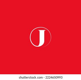 Elementos de plantilla de diseño de logotipo de letra J. Logo de la letra digital abstracta moderna. Ilustración vectorial.