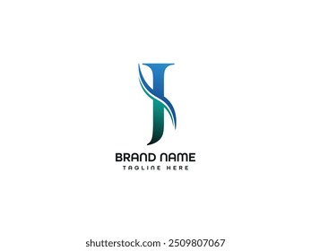 Plantilla de diseño de logotipo de letra J