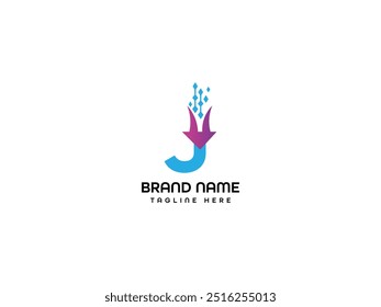 J letter Logo Design Template
