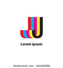 J letter logo design. Letter J logo vector design. modern design. logo template