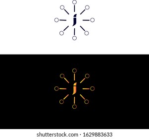 J Letter Logo Design Vector Template