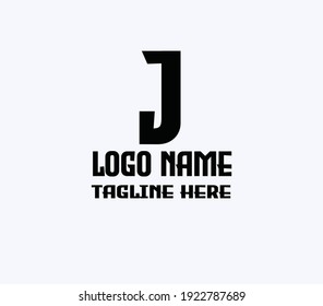 J letter logo design Vector Art