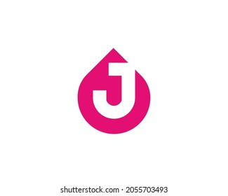 J letter logo design vector template