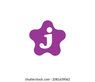 J letter logo design vector template