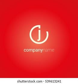 J Letter logo design vector element