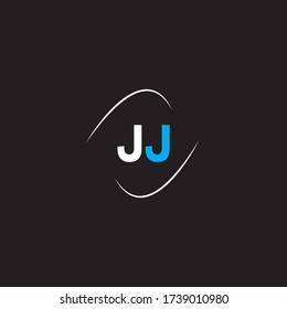 J J letter logo emblem design