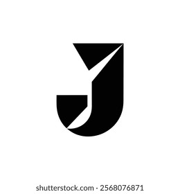 J letter logo icon vector illustration.