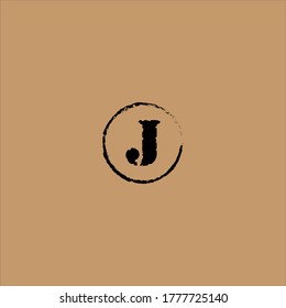 J Letter Logo Monogram Design