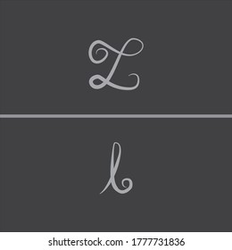 J letter logo monogram design with small and capital letter