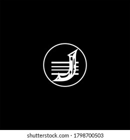 J letter logo monogram design.J letter logo for fashion design