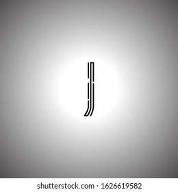 J letter logo with nice white background.J letter icon.