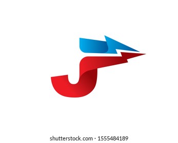 J Letter logo or symbol template design