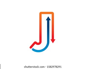 J Letter logo or symbol template design