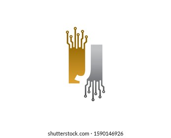 J letter logo or symbol template design