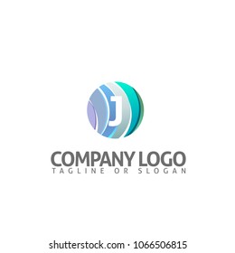 J LETTER LOGO TEMPLATE