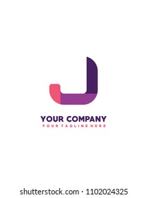  J Letter Logo Template