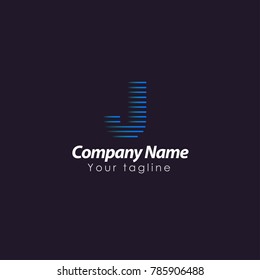 J LETTER LOGO TEMPLATE