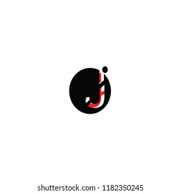 J letter logo vector