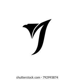 j letter logo vector