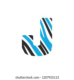 J letter logo vector design. Initial letter J logo design.