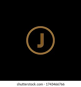 J letter logo vector design
