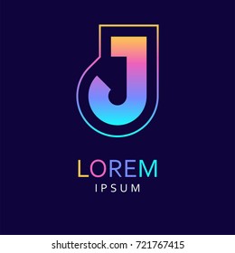 J Letter Logo. Vector Icon