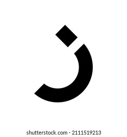 j letter logo vector illustartion