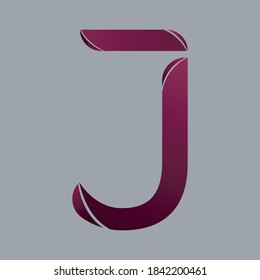 j letter logo  vector illustration