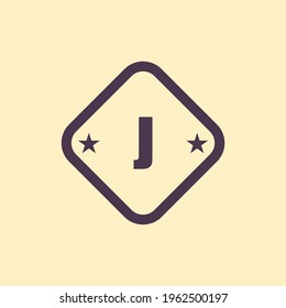J Letter Logo Vector Illustration. Logo Initial Design Concept.