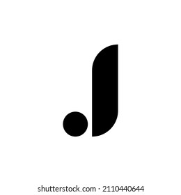 j letter logo vector illustration