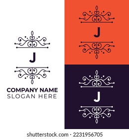 J letter logo vector illustration design