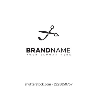 J Letter Logo Vector Template beauty salon logo