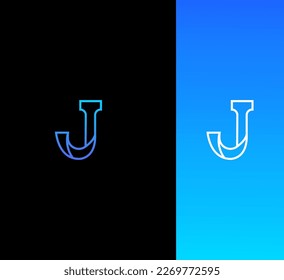 J Letter Logo Vector Template Abstract Monogram Symbol 