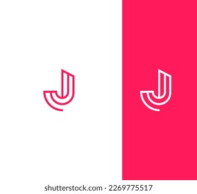 J Letter Logo Vector Template Abstract Monogram Symbol 
