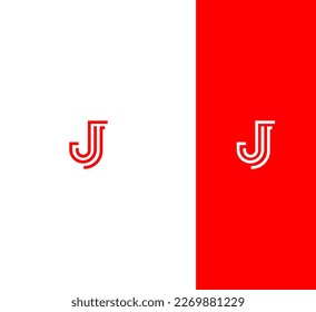 J Letter Logo Vector Template Abstract Monogram Symbol 