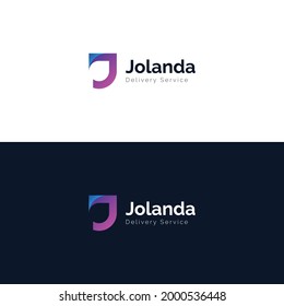 J Letra logotipo moderno  | Logotipo de letra