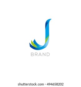 J Letter Modern Vector Logo Sign Stock Vector (Royalty Free) 494658202 ...