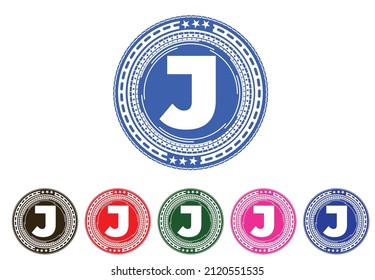 J letter new logo and icon design