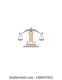 J Letter With Scale Logo Icon 001